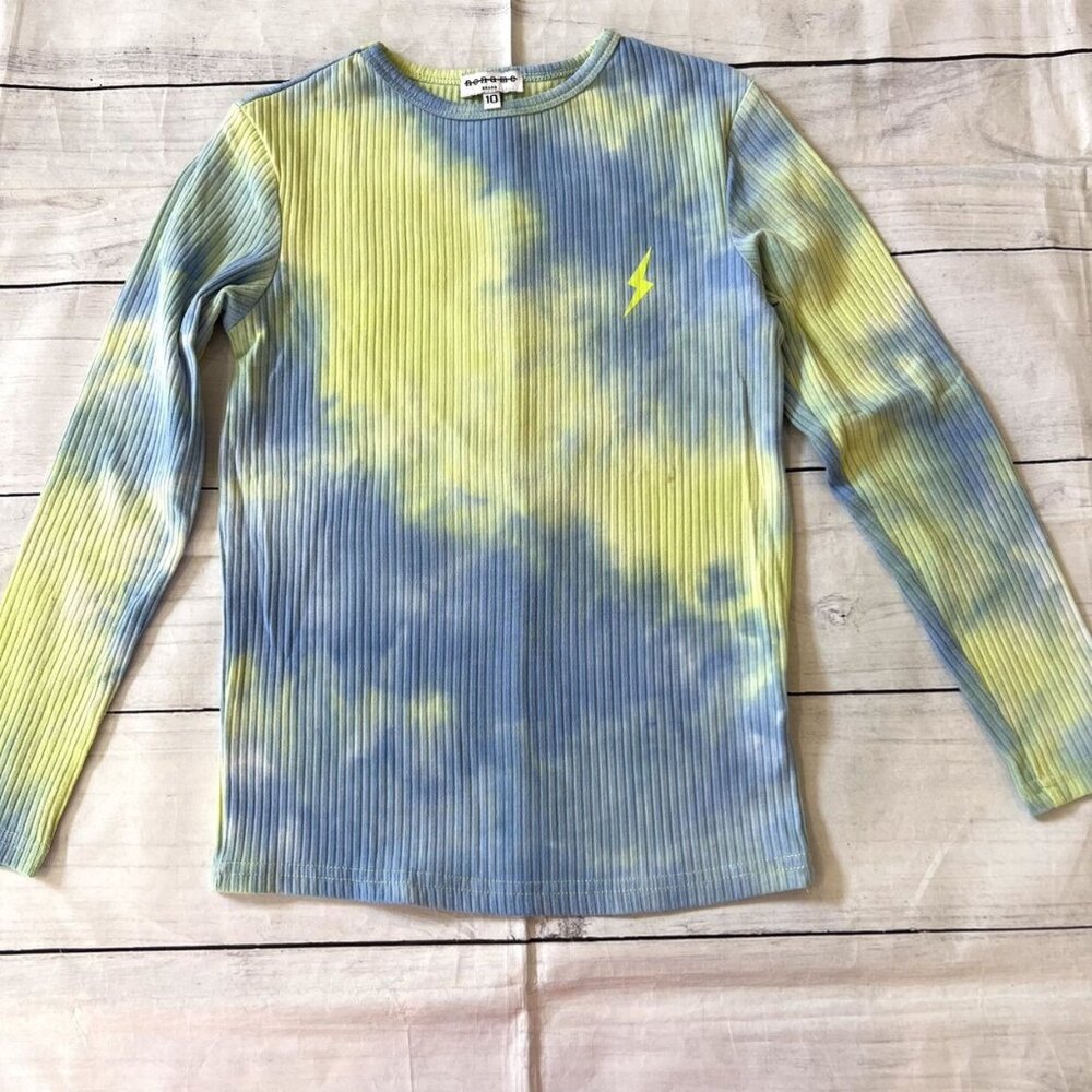 Noname Tiedye Fitted Ribbed Tee